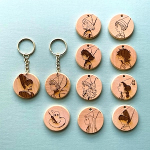 Witch Hat Atelier wood charms