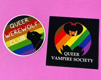 Supernatural Social Club Stickers