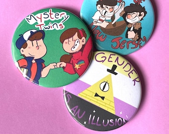 Gravity Falls Buttons