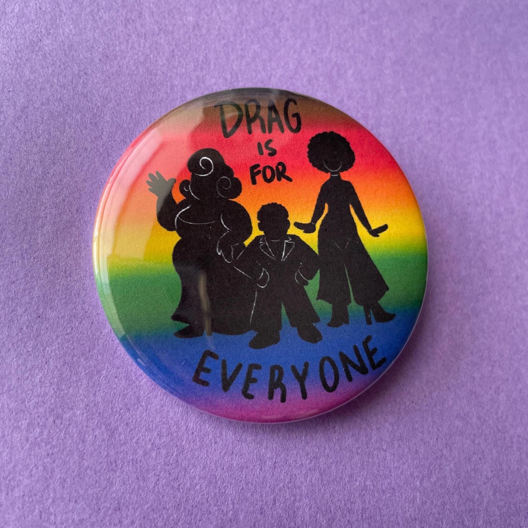 Drag is for Everyone Button - Etsy UK