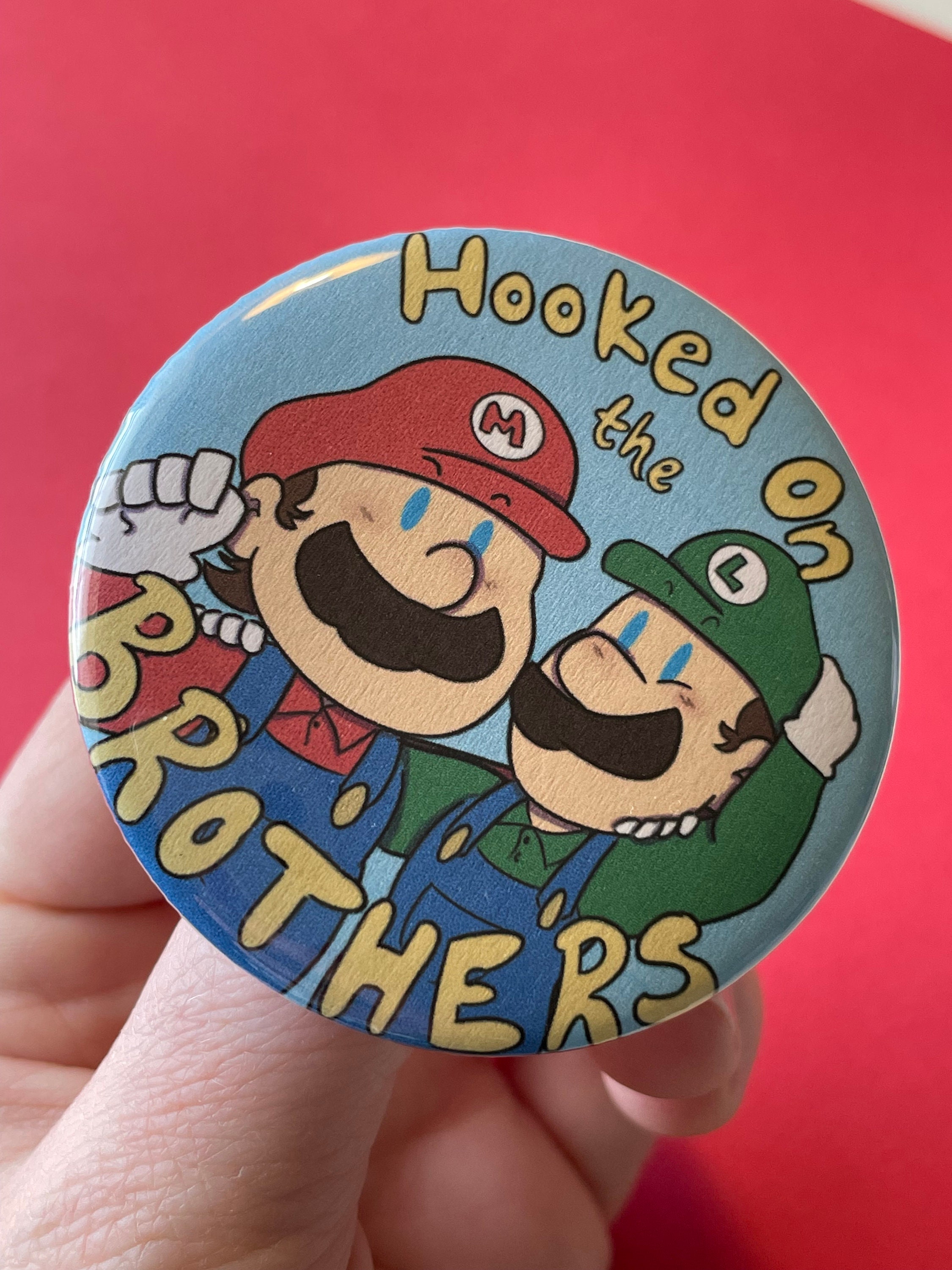 Mario Bros Button - Etsy