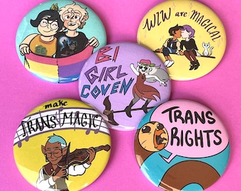 TOH Pride Buttons