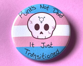 Trans Punk pin