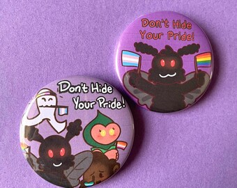 Cryptid Pride Pins