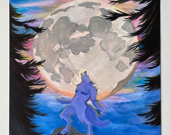 Trans Joy Werewolf Print