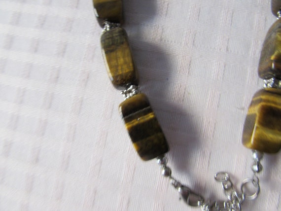 Necklace TIGERS EYE COLLAR Necklace - image 4