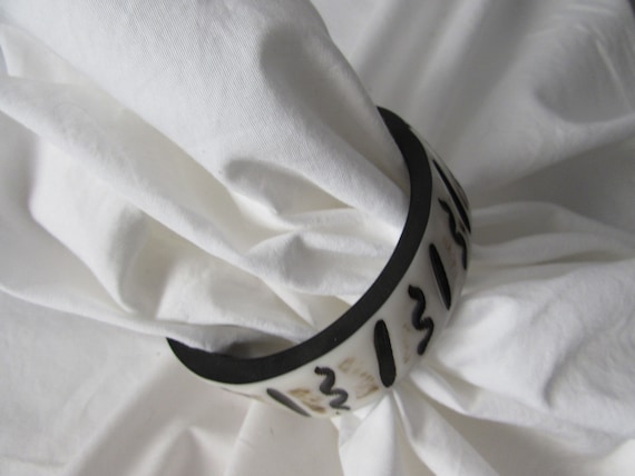 BANGLE BRACELET 1980s Unique - image 2