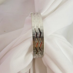 Bangle Bracelet Silver made in W GERMANY circa 1980