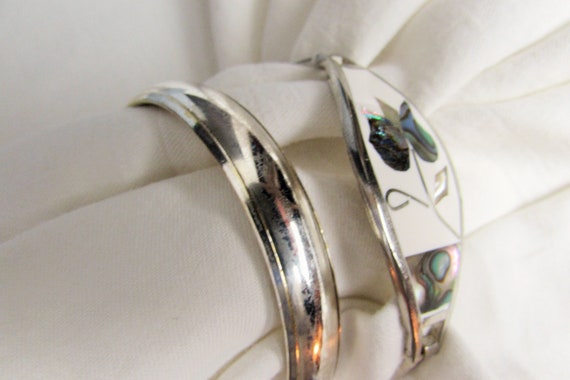 TWO STERLING SILVER Bangle Bracelets