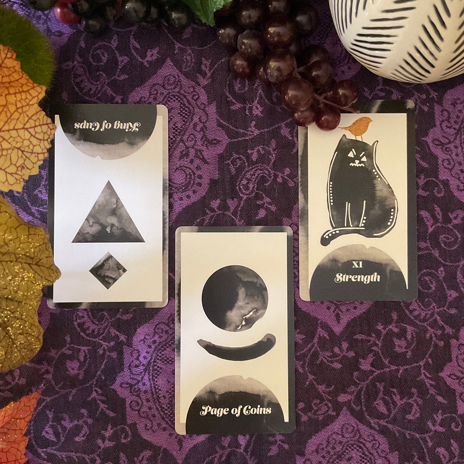 Black Cat Tarot Cards Tarot Cats Tarot Deck Etsy