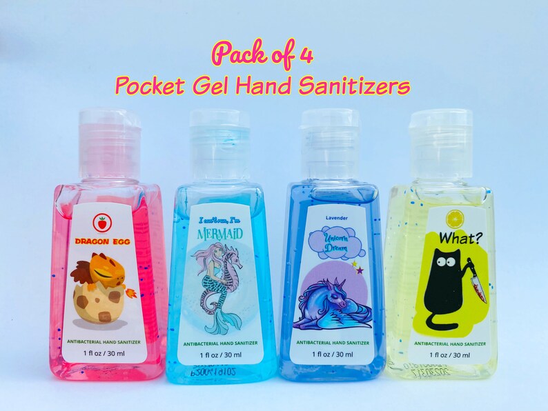 Pocket Hand Sanitizers Scented 4 scents Etsy