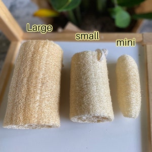 Organic Loofah Sponge 100% Biodegradable for Bath Or Kitchen Use Free gift image 6