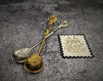 Luxury Vintage Teaspoon (Gold or Silver)