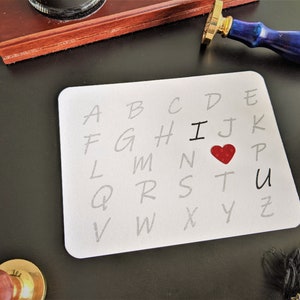 I Love You A-Z - Personalized Greeting Card