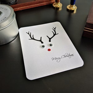 Carte de Noël de renne - Carte de voeux personnalisée