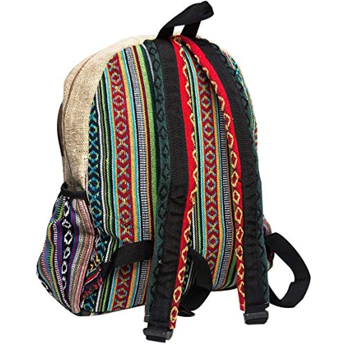 Core Hemp Boho Backpack Handmade School Bag Made From 100 Etsy