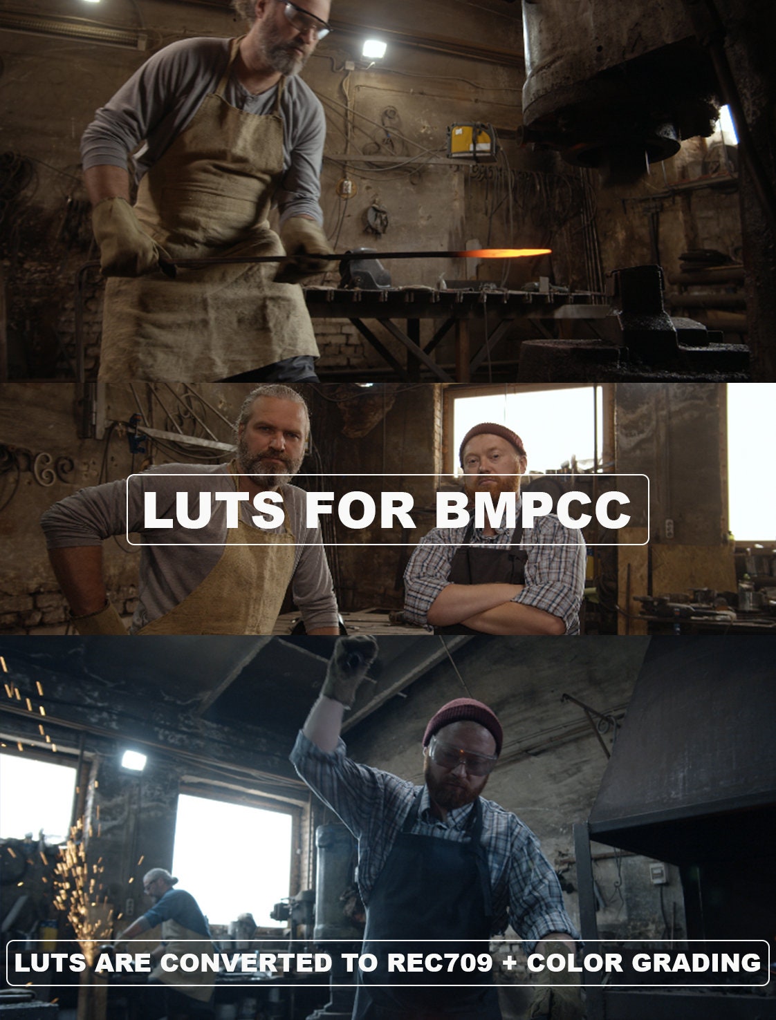 LUTs BRAW et ProRes pour BMPCC 4K/6K | LUT Blackmagic Pocket Cinema Camera pour DaVinci Resolve | Préréglages d'étalonnage des couleurs cinématographiques