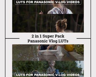 Cinematic Luts for Panasonic V-log – LUT Pack for GH5, GH6, S5