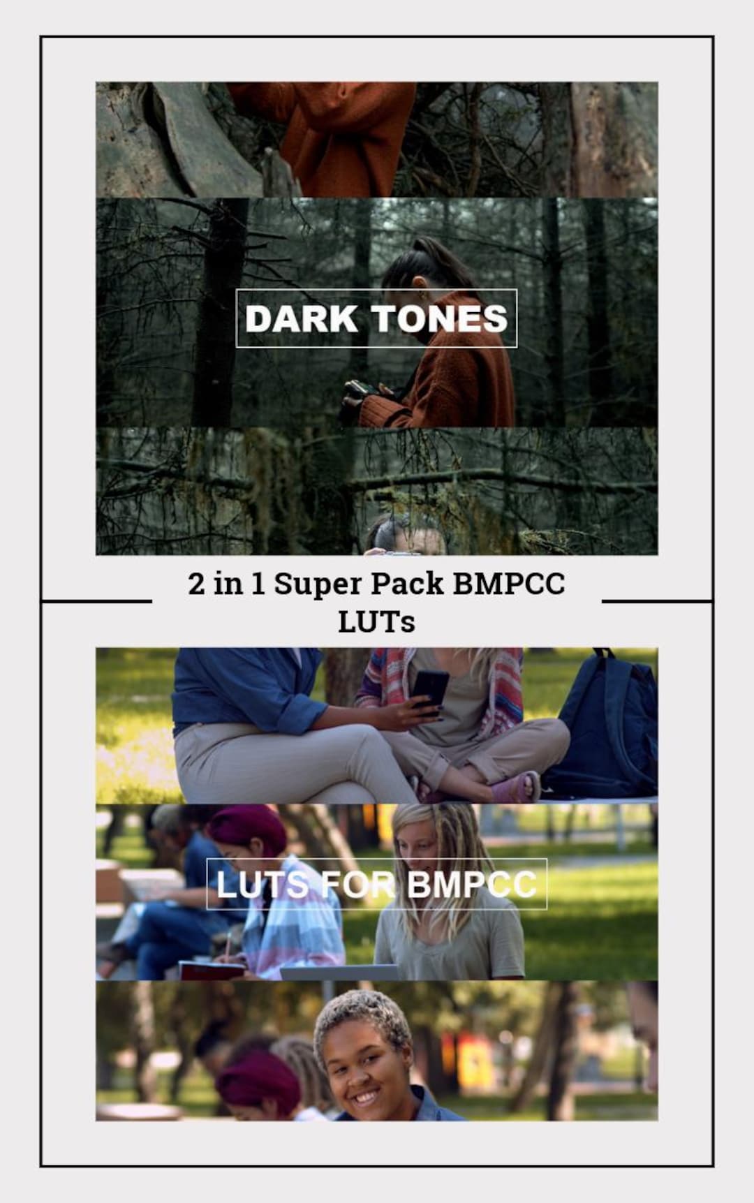 Color Grading Cube Cinematic Luts for Blackmagic BMPCC 4K/6K: Film Gen5 Color Grading ...