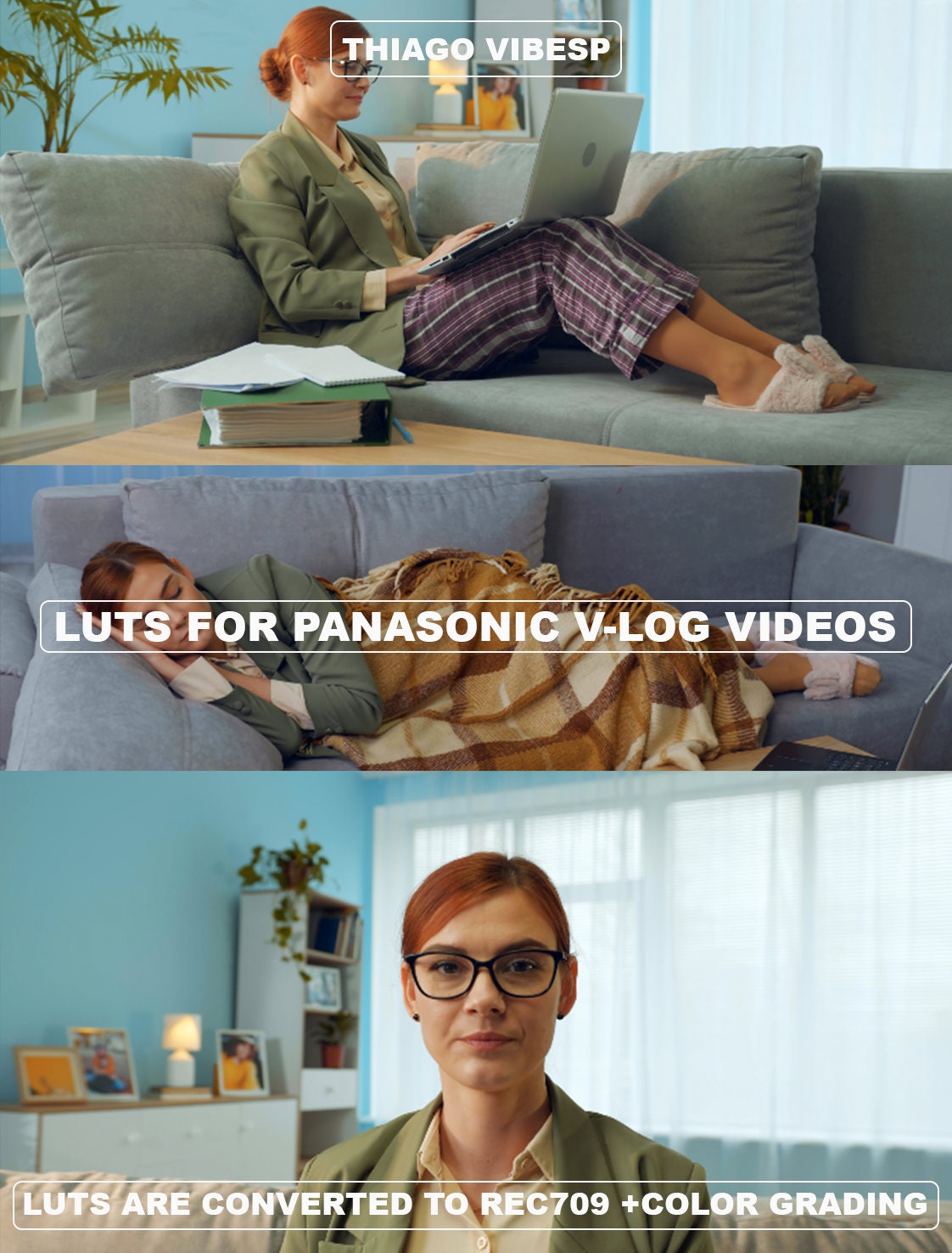 Cinematic LUTs for Panasonic V-Log: Premiere Pro, DaVinci Resolve, Final Cut Pro