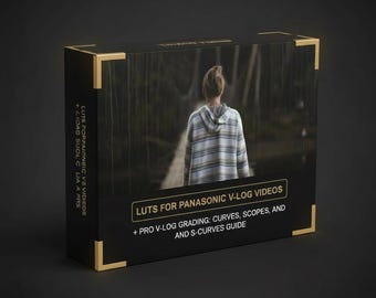 Panasonic V-Log LUTs Pack, Pro Grading Guide (Digital Download)