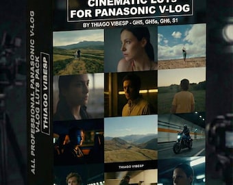 All my Cinematic LUTs for Panasonic V-Log: GH5, GH5s, GH6, S1 + Website Template HTML v14826