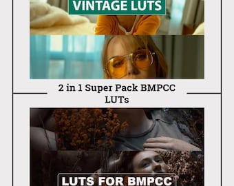 BMPCC 4K/6K LUTs: Cinematic Color Grading Presets (DaVinci Resolve & Premiere Pro)