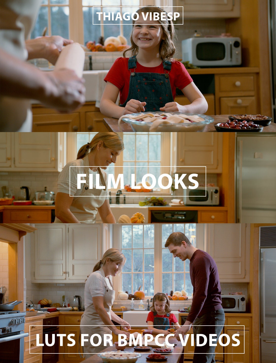 BMPCC 4K & 6K LUTs: Cinematic Film Looks | BRAW ProRes | DaVinci Resolve Premiere FCP | Instant
