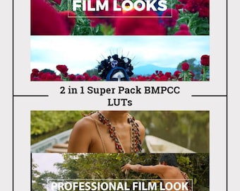 BMPCC 4K/6K Cinematic LUTs: Professional Color Grading Presets (Instant Download)