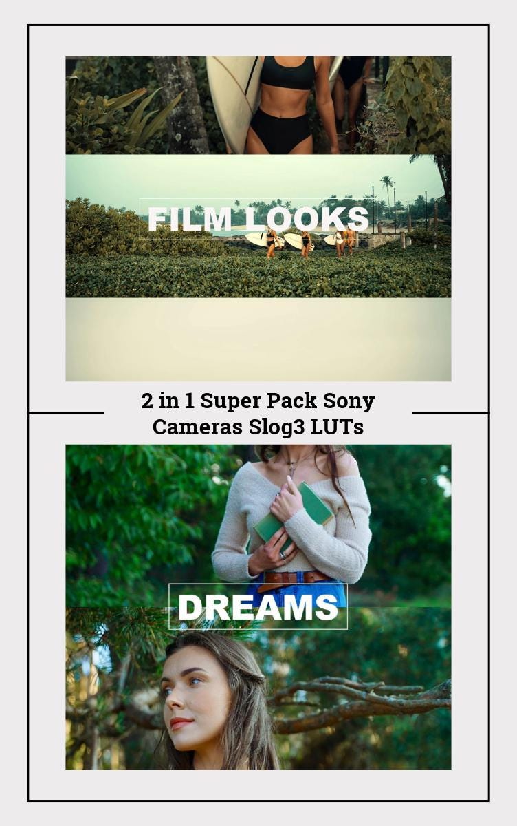 Cinematic LUTs for Sony S-Log3: Color Grading Pack