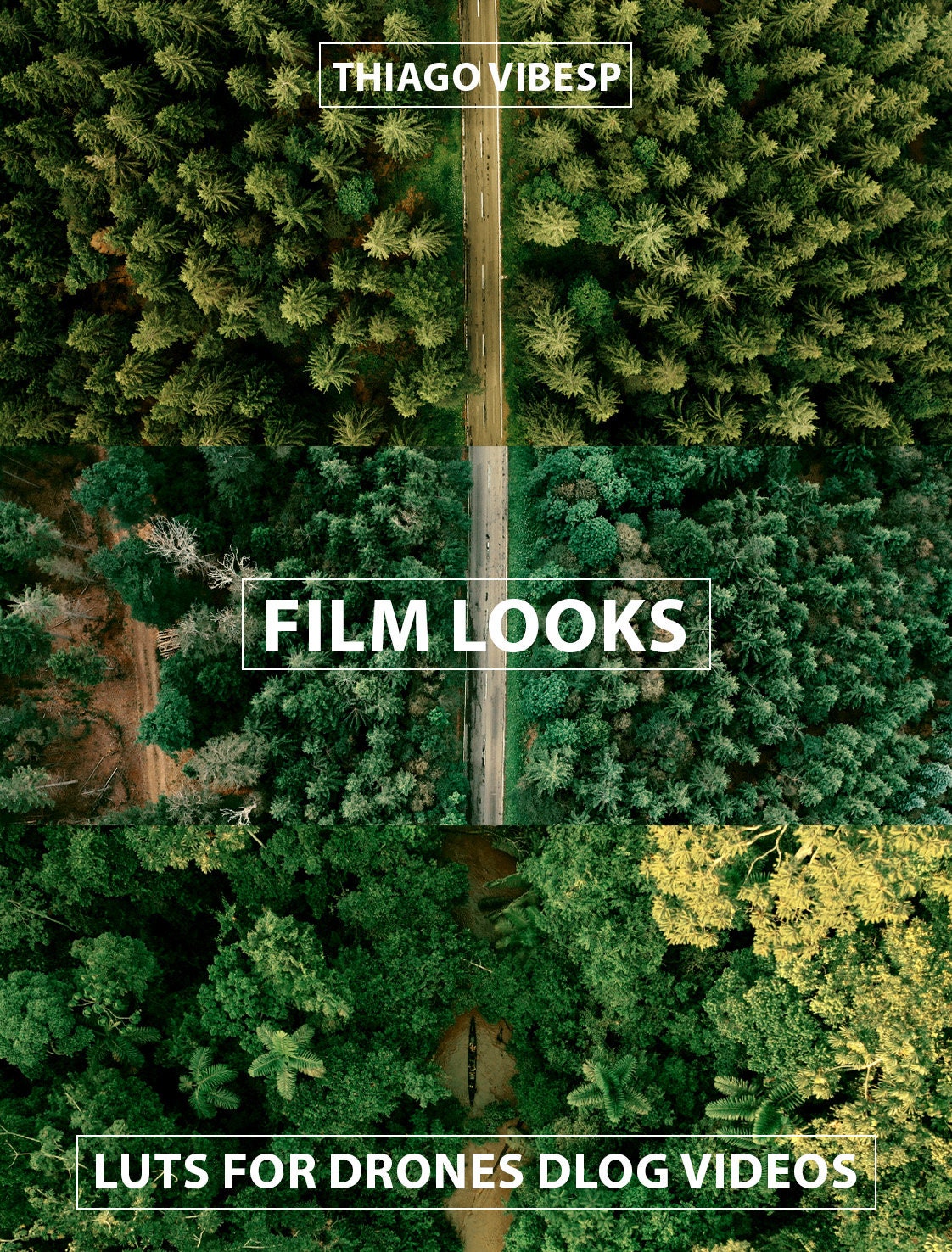 Cinematic DJI D-Log LUTs | Drone Video Editing