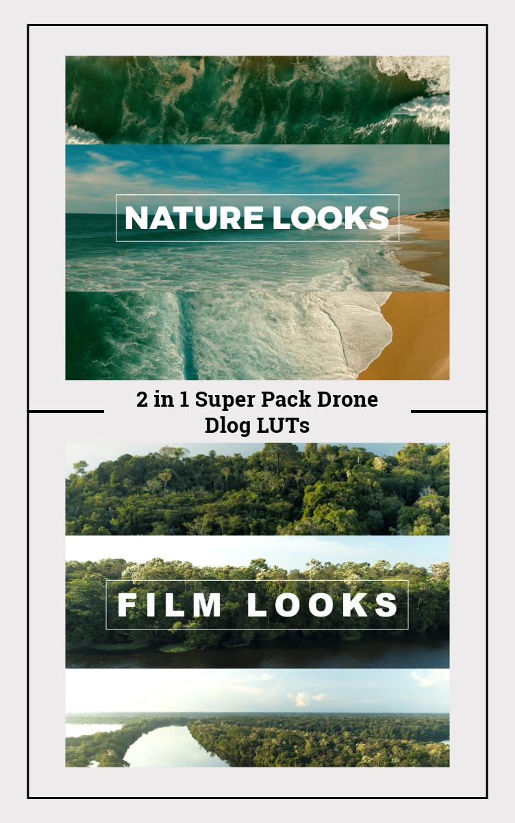 Cinematic Drone LUTs | DJI Mavic, Air, Mini (Digital Download)
