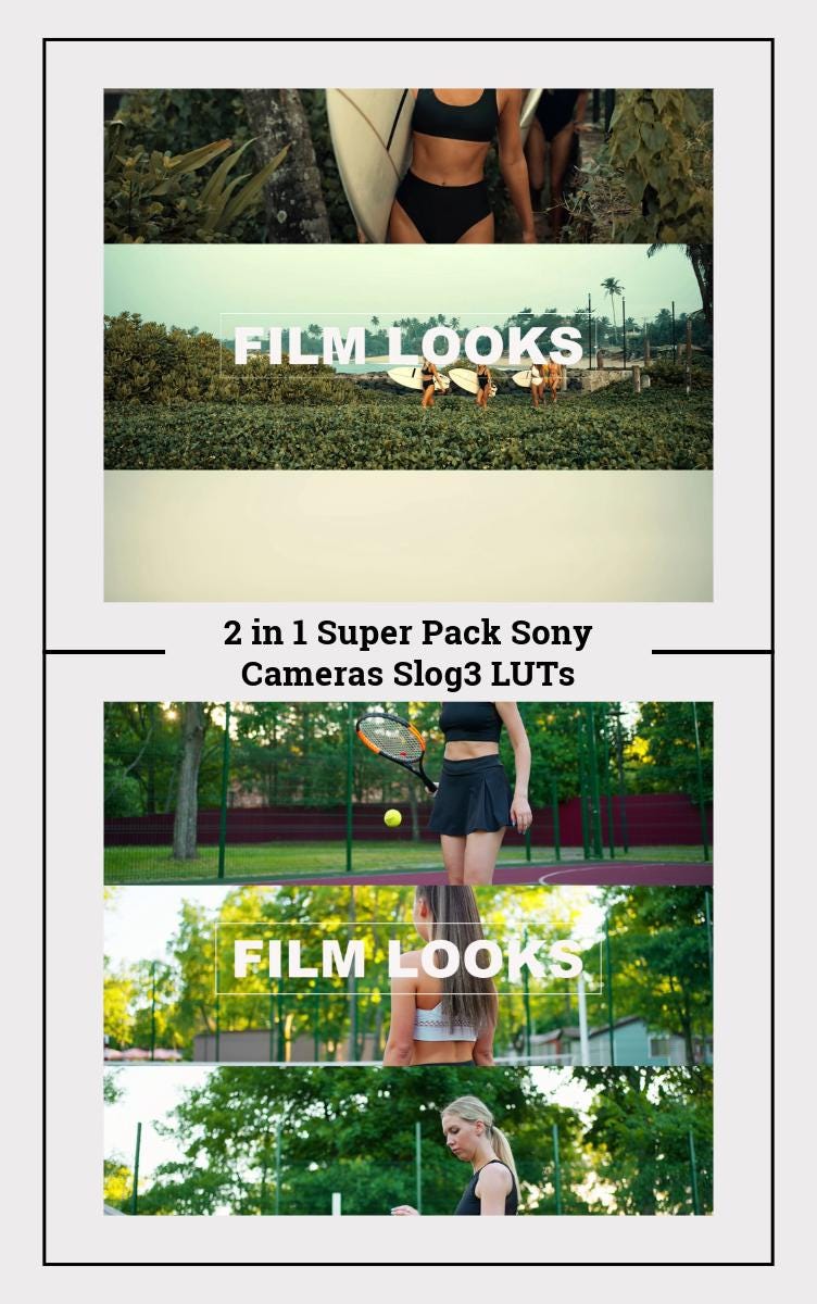 Cinematic LUTs for Sony S-Log3: Color Grading LUT Pack
