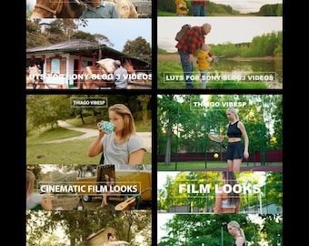 Sony S-Log3 LUTs: Cinematic Video Grading Presets + Portfolio Website Template HTML v14826 (Digital Download)