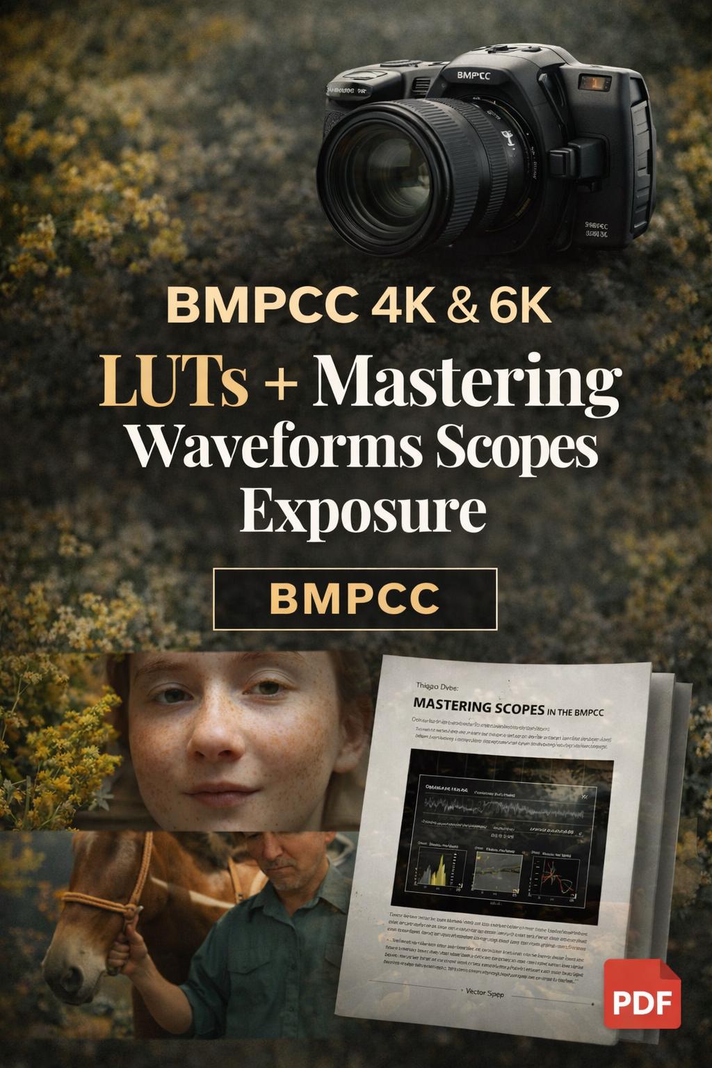 BMPCC 4K and 6K Luts + Mastering Waveforms & Exposure PDF Guide - Etsy ...