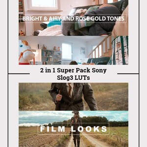 10 Sony SLog3 LUTs for Cinematic Color Grading - Video Editing Presets for Filmmakers