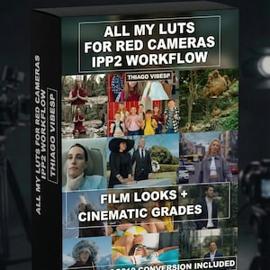 ALL my LUTS for Red Camera's Ipp2-workflow