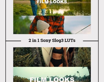 Sony 2-in-1 SLog3 LUTs Pack | 10 Cinematic Color Grading LUTs for Professional Video Editing