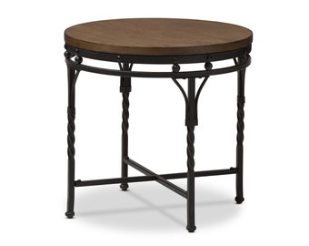 Iron End Table Etsy