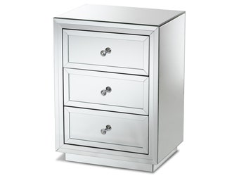 Mirrored Nightstand Etsy