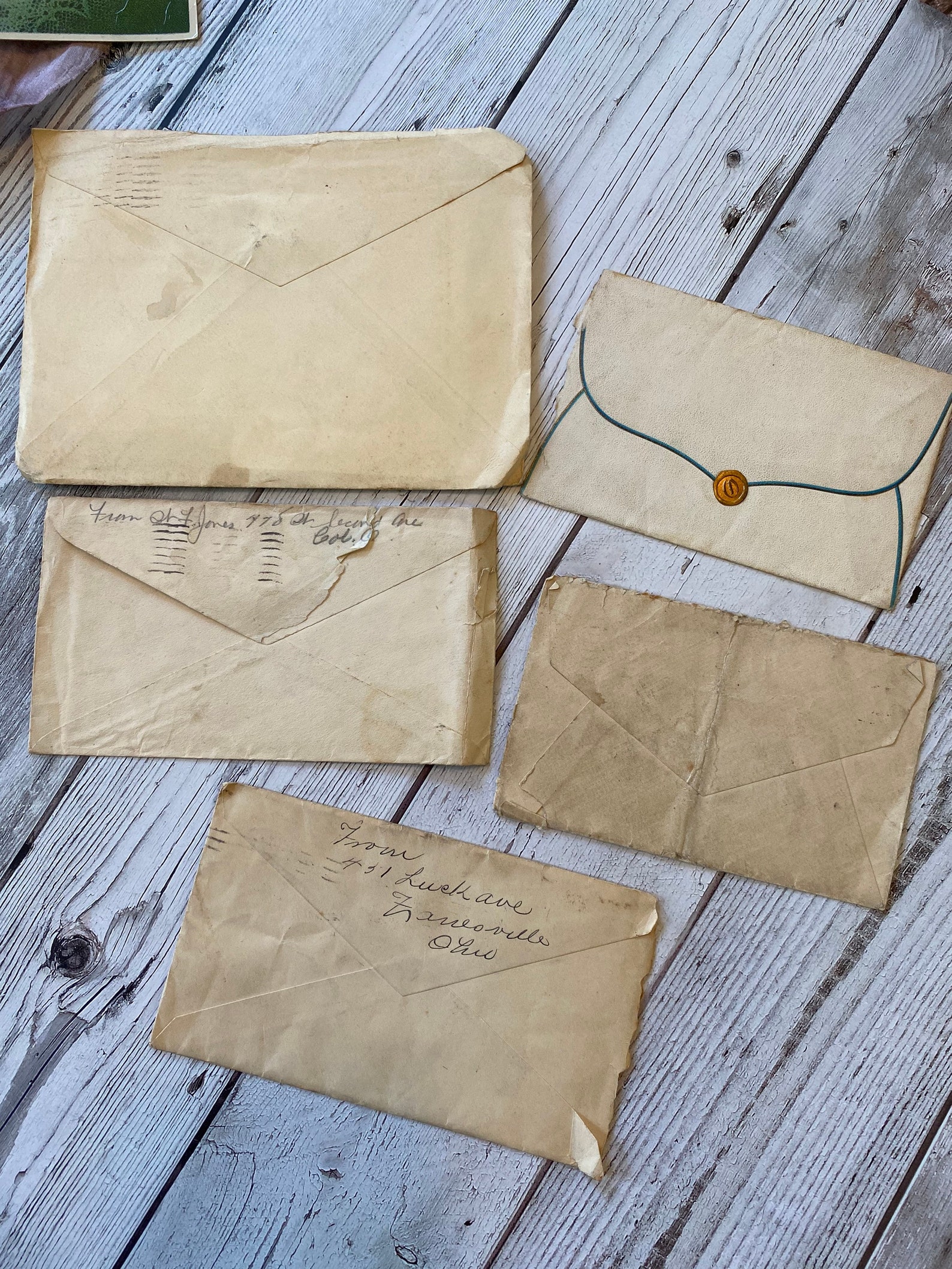 Antique Ledger Vintage Envelopes Vintage Postcards Antique Etsy