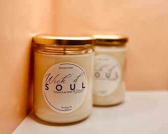 Masculine Scents//Mason Jar//Choose your scent//Container Candle//Musk Candle//17 oz//13 oz//9 oz//7 oz//Handpoured//Soy Wax/Jar Candles