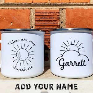 You Are My Sunshine Custom Campfire Mugs