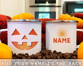 Jack-O-Lantern Happy Design Campfire Mugs