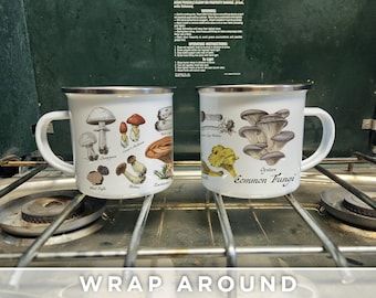 Field Notes- Fungi Custom Campfire Mugs, Personalized Mug