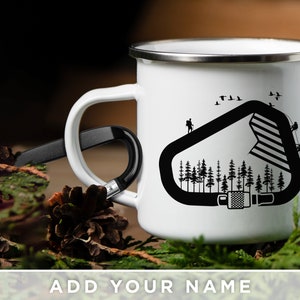 Carabiner mountain - Campfire Mugs Custom Adventure Gifts, Outdoor Mugs