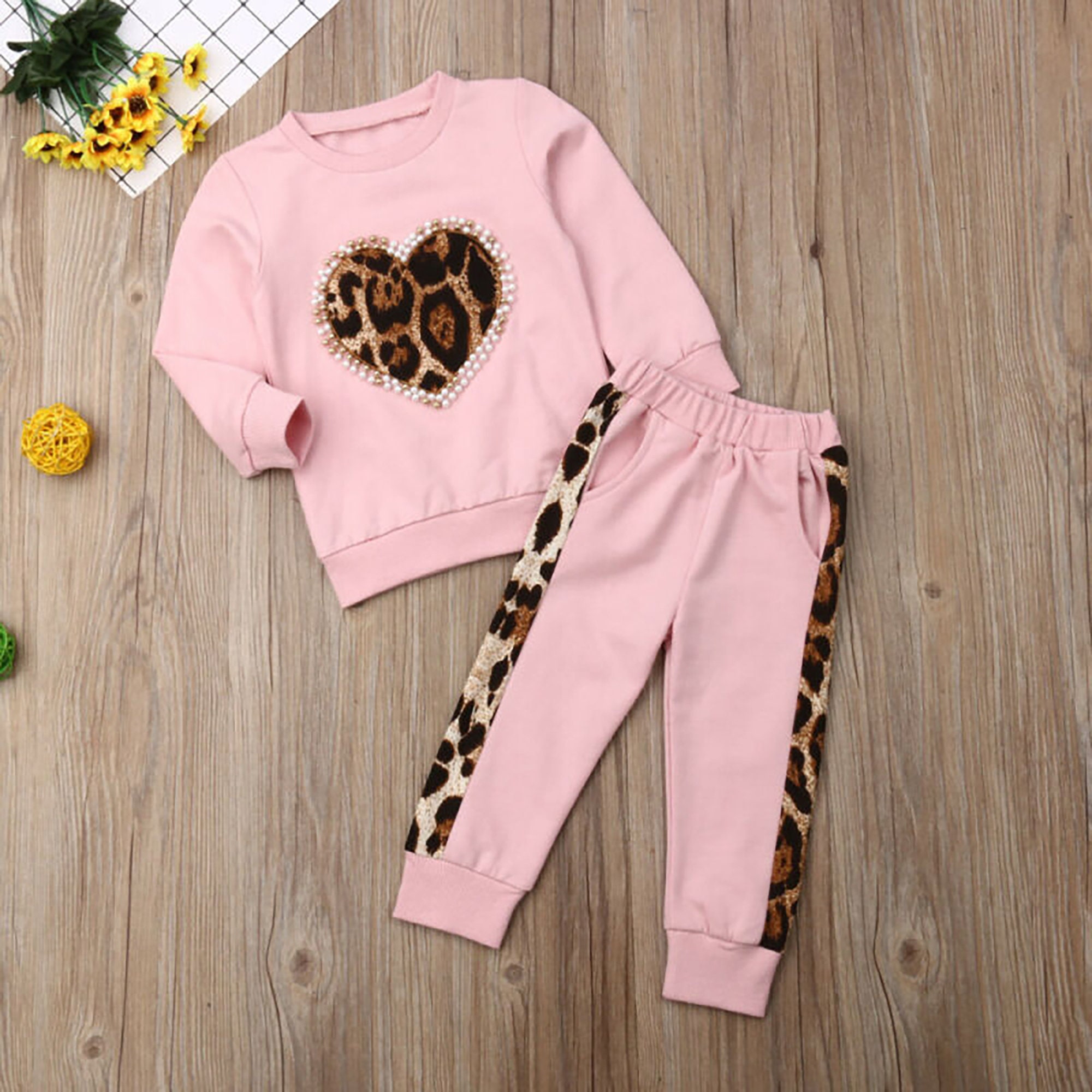 Autumn Winter Toddler Kids Baby Girls Clothes Tracksuit Sets - Etsy