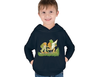 Frog and Toad are friends Kids Hoodie, Funny Shirt, Gift, Sweatshirt, School, Toddler Pullover Fleece Hoodie