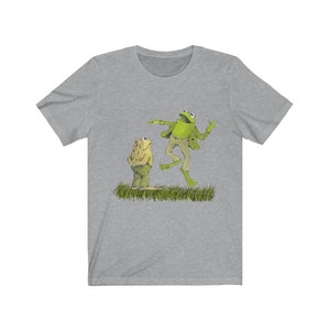Frog and toad forever, Funny T-Shirt, Unisex Jersey Short Sleeve Tee Athletic Heather