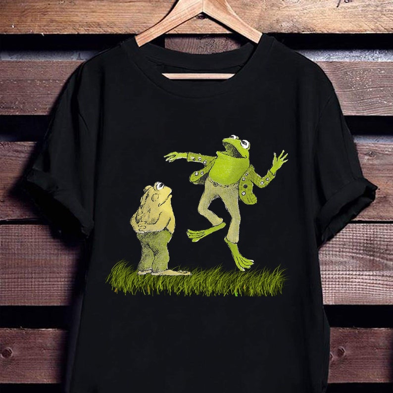 Frog and toad forever, Funny T-Shirt, Unisex Jersey Short Sleeve Tee image 1